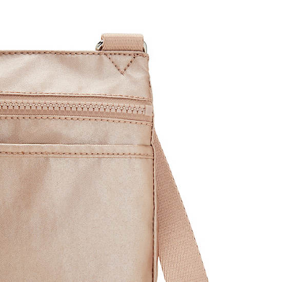 Kipling Emmylou Metallic Crossbody Väska Guld | SE 2106BE